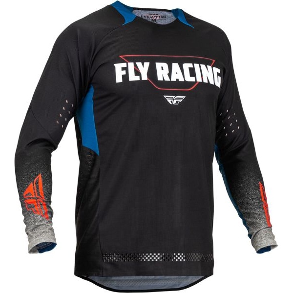 Bluza Moto Unisex Fly Evolution DST Negru / Gri / Albastru Marimea 2XL FLY 376-1212X